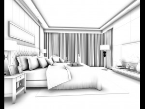deluxe master bedroom design 26 3Dモデル