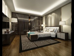 豪华主卧室设计27 3D 模型