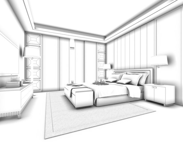 Trending Photo To Sketch of sleeping room images | PromeAI