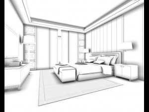 deluxe master bedroom design 27 3D Модель