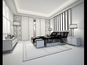 deluxe master bedroom design 27 3D Модель
