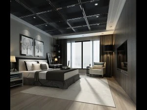 디럭스 마스터 침실 디자인 28 3D 모델