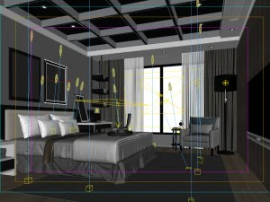 deluxe master bedroom design 28 3D Model
