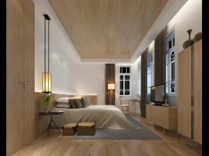 디럭스 마스터 침실 디자인 29 3D 모델