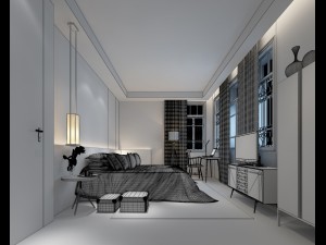deluxe master bedroom design 29 3D Модель