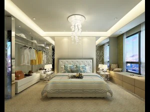 디럭스 마스터 침실 디자인 31 3D 모델