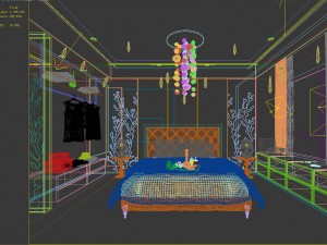 deluxe master bedroom design 31 3D 모델
