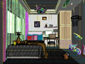 deluxe master bedroom design 32 3D Model