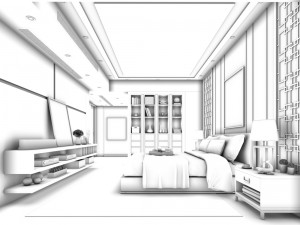 deluxe master bedroom design 33 3D Модель