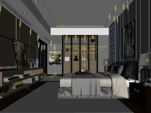 deluxe master bedroom design 33 3D Модель