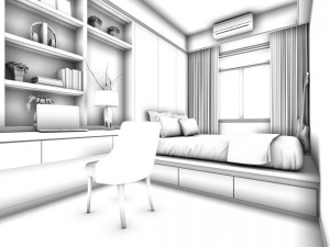 deluxe master bedroom design 35 3D Model