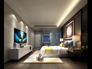 deluxe master bedroom design 36 3D मॉडल