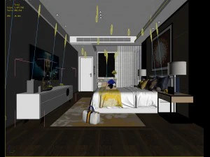 deluxe master bedroom design 36 3D Model