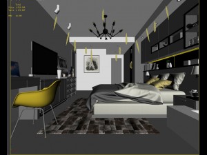 deluxe master bedroom design 37 3Dモデル