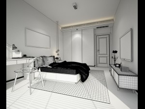 deluxe master bedroom design 38 Model 3D