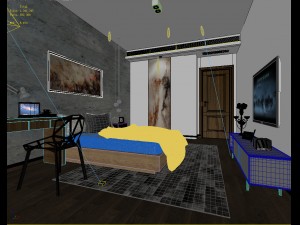 deluxe master bedroom design 38 Model 3D