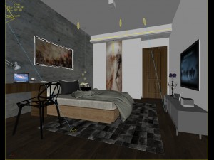 deluxe master bedroom design 38 Model 3D