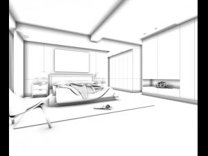 deluxe master bedroom design 39 3D Model