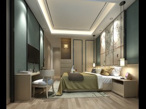 deluxe master bedroom design 40 Model 3D