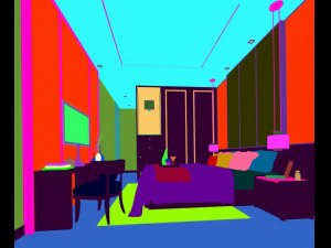 deluxe master bedroom design 40 3D Model