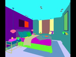 deluxe master bedroom design 41 3D Model
