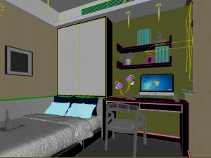 deluxe master bedroom design 42 3D Model
