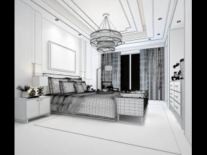 deluxe master bedroom design 45 3D Model