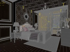 deluxe master bedroom design 46 3D Model