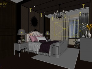 deluxe master bedroom design 46 3D Model