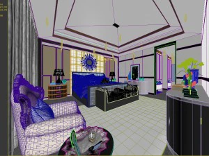 deluxe master bedroom design 47 3D Model