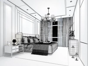 deluxe master bedroom design 51 3D Model