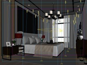 deluxe master bedroom design 51 Model 3D