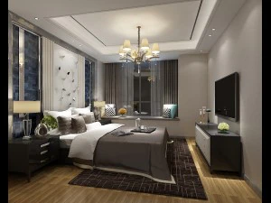 Deluxe-Hauptschlafzimmer Design 52 3D Modell