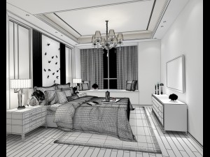 deluxe master bedroom design 52 3D 模型