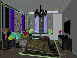 deluxe master bedroom design 52 3D Model