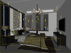 deluxe master bedroom design 52 3D 模型