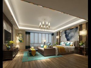 deluxe master bedroom design 53 3D Model