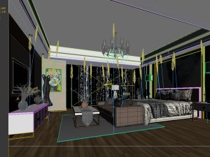 deluxe master bedroom design 53 3D Model