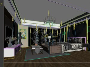 deluxe master bedroom design 53 3D Model