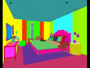 deluxe master bedroom design 54 3D Model