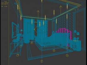 deluxe master bedroom design 54 3D Model