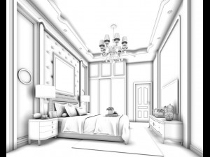 deluxe master bedroom design 57 3D Модель