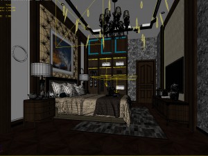 deluxe master bedroom design 57 3D Модель