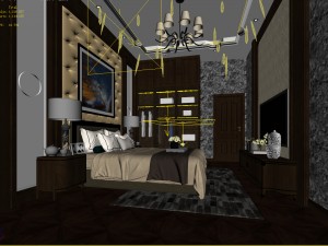 deluxe master bedroom design 57 3D Модель