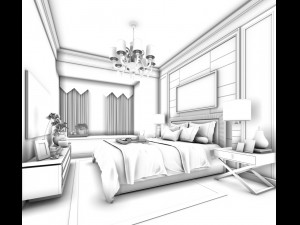 deluxe master bedroom design 59 3D Модель