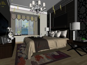 deluxe master bedroom design 59 3D Модель