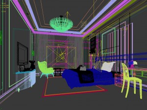 deluxe master bedroom design 60 3D Model