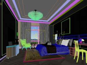 deluxe master bedroom design 60 3D Model