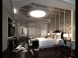 디럭스 마스터 베드룸 디자인 61 3D 모델