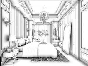 deluxe master bedroom design 63 3D Model